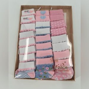 Infancie infant socks new girl 12 pairs